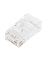 Wtyk RJ45 (8P8C) przelotowy, kat.5e, nieekranowany, AWG 26-24, opakowanie 100 sztuk - nr 6