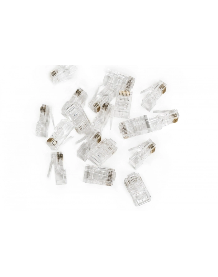 Wtyk RJ45 (8P8C) przelotowy, kat.5e, nieekranowany, AWG 26-24, opakowanie 100 sztuk główny