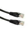 Kabel Patchcord miedziany kat. 5e RJ45 UTP 2m czarny - nr 1