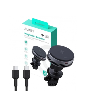 aukey HD-MC13A Qi2 15W 3A  ładowarka bezprzewodowa chłodząca samochodowa