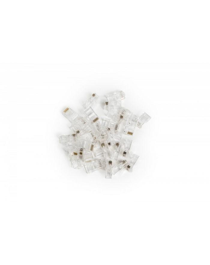 Wtyk RJ45 (8P8C) przelotowy, kat.6, nieekranowany, AWG 26-24, opakowanie 100 szt. główny