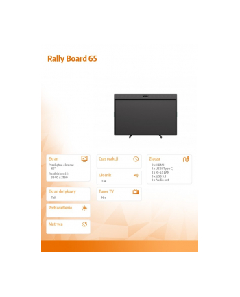 LOGITECH Rally Board 65 Graphite