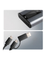 axagon EEM2-SD2 Obudowa zewnętrzna aluminiowa bezśrubowa USB-A/C 3.2 Gen2 M.2 NVMe/SATA display LCD - nr 39