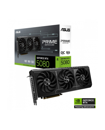 asus Karta graficzna GeForce RTX 5080 Prime OC 16GB GDDR7 256bit 3DP/HDMI