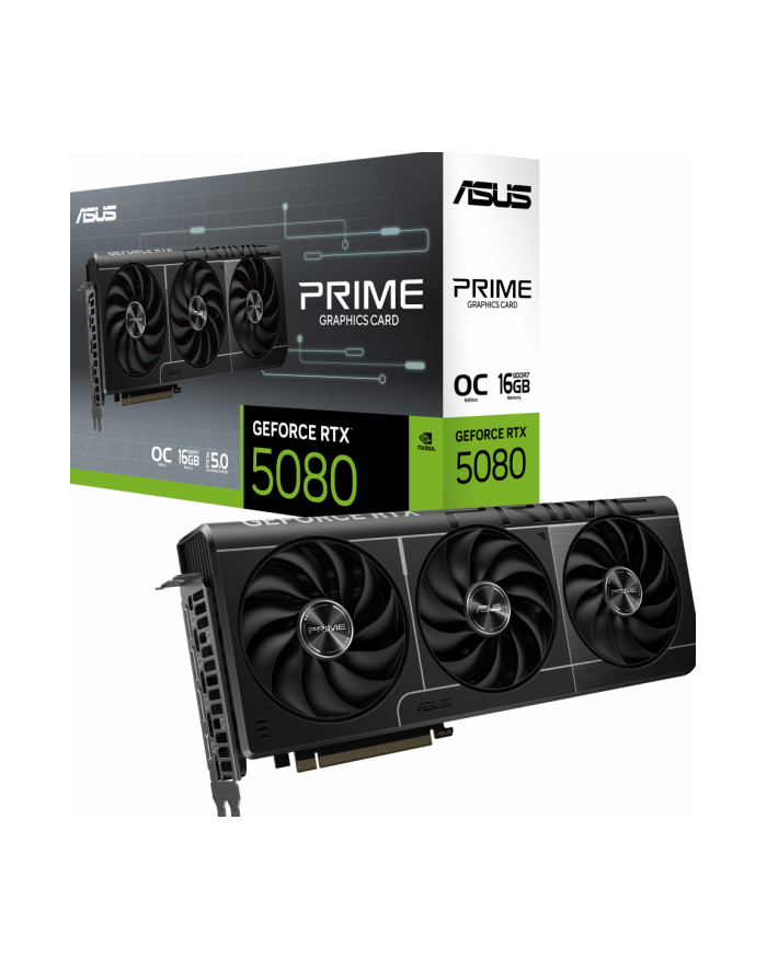 asus Karta graficzna GeForce RTX 5080 Prime OC 16GB GDDR7 256bit 3DP/HDMI główny