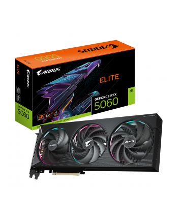 gigabyte Karta graficzna AORUS GeForce RTX 5060 ELITE 8GB 128BIT GDDR7 HDMI/DP