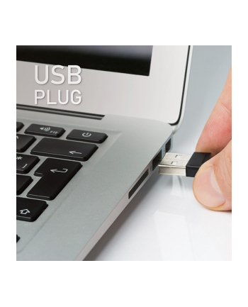 qoltec Laserowy wskaźnik/Prezenter 4w1/USB 3.0/2.4GHz/30m