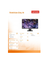 lenovo Monitor ThinkVision 23.8 cala E24q-30 63ECGAT2EU - nr 2