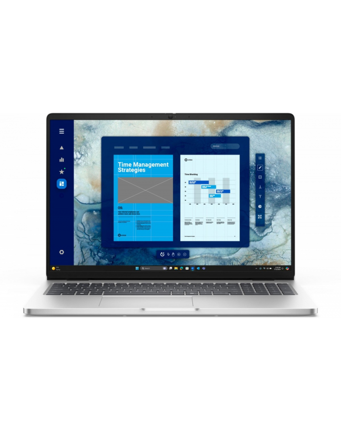 Laptop Dell Pro 16 PC16250 W11P C3 100U/8GB/512GB/16.0 FHD+/Int/FgrPr/Cam'Mic/WLAN+BT/BcklKb/3C/3YPS Platinum główny