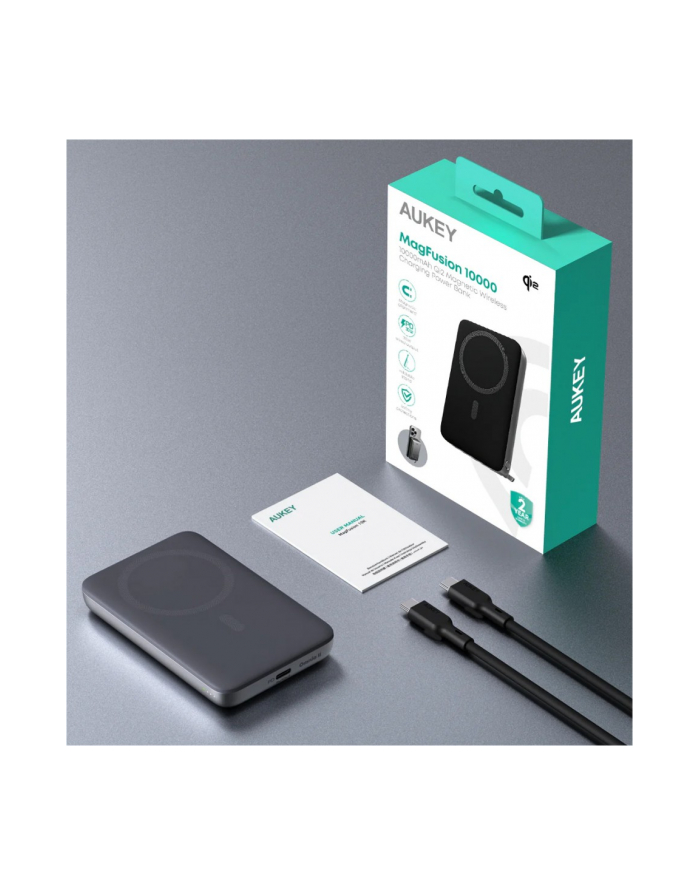 aukey PB-MS06 Qi2 PowerBank | 10000mAh | 30W | MagSafe PD główny