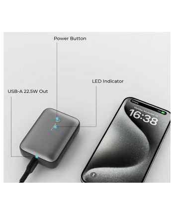 aukey PB-Y55 MINI PowerBank | 10000mAh | 22.5W | 2xUSB | PD QC