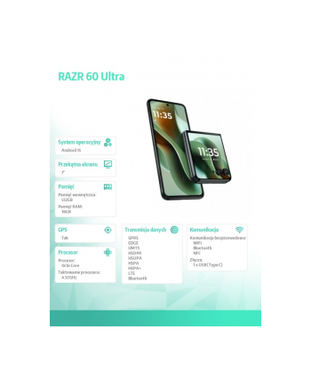 motorola Smartfon RAZR 60 ultra 16/512 SCARAB