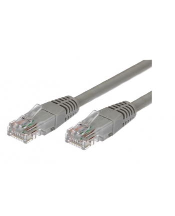 Kabel Patchcord miedziany kat.5e RJ45 UTP 3m. szary  - paczka 10 sztuk