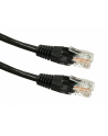 Kabel Patchcord miedziany kat. 6 RJ45 UTP 1m czarny - nr 1