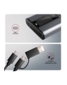 axagon EEM2-SD2 Obudowa zewnętrzna aluminiowa bezśrubowa USB-A/C 3.2 Gen2 M.2 NVMe/SATA display LCD - nr 18