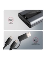 axagon EEM2-SD2 Obudowa zewnętrzna aluminiowa bezśrubowa USB-A/C 3.2 Gen2 M.2 NVMe/SATA display LCD - nr 23
