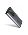 axagon EEM2-SD2 Obudowa zewnętrzna aluminiowa bezśrubowa USB-A/C 3.2 Gen2 M.2 NVMe/SATA display LCD - nr 31