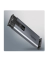 axagon EEM2-SD2 Obudowa zewnętrzna aluminiowa bezśrubowa USB-A/C 3.2 Gen2 M.2 NVMe/SATA display LCD - nr 46