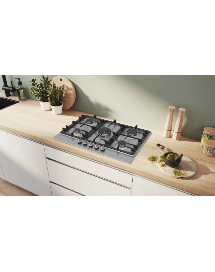bosch Płyta gazowa PCQ7A5I90 75 cm inox główny