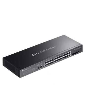 tp-link Przełącznik zarządzalny Omada 24-PortGb Stackable Lite L3 with 4 PORT: 24× Gigabit RJ45 Ports, 4× 10G SFP+ Slots, RJ45/USB Type C Console Port