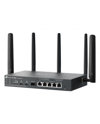 tp-link Brama sieciowa gigabitowa Omada 4G+ Cat6 AX3000 VPN with 4-Port PoE+PORT: 1× Gigabit SFP WAN/LAN Port, 1× Gigabit RJ45 WAN Port, 4× Gigabit WAN/LAN nr 2