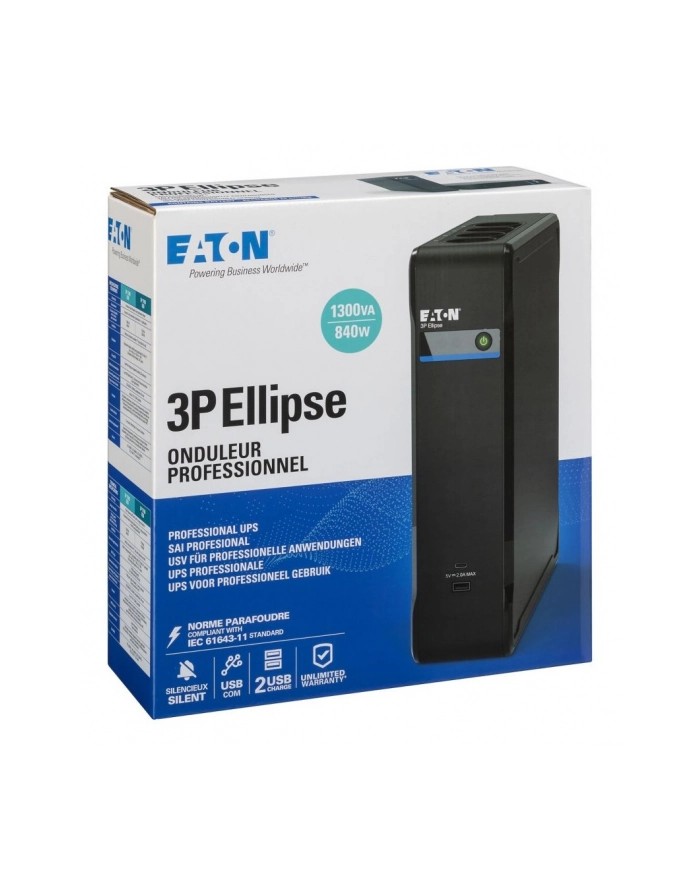 eaton Zasilacz awaryjny 3P Ellipse 1300 USB DIN główny