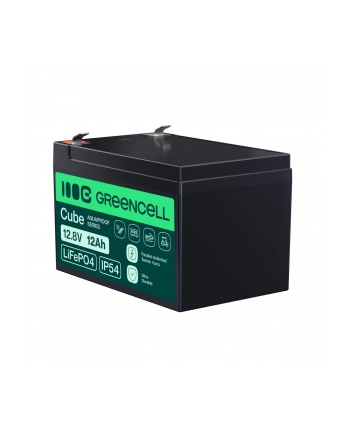 GREEN CELL AKUMULATOR LIFEPO4 CUBE 12AH 12V/128V 1536WH LFPGC12V12AH nr 2