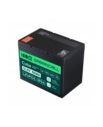 GREEN CELL AKUMULATOR LIFEPO4 CUBE 50AH 12V/128V 640WH LFPGC12V50AH nr 2