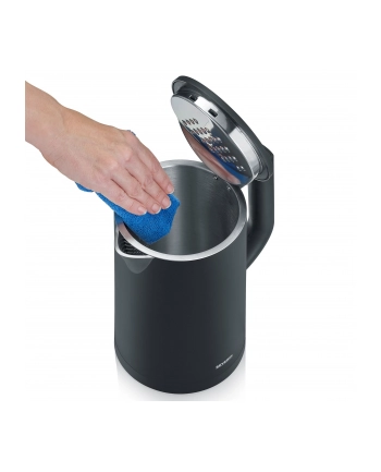 SEVERIN CZAJNIK ELEKTR , OBUDOWA COOL-TOUCH, STAL- PLASTIK, POJ 1,7 L, REG TEMP W ZAKRESIE 30°C-100°C, 2200W WK3483