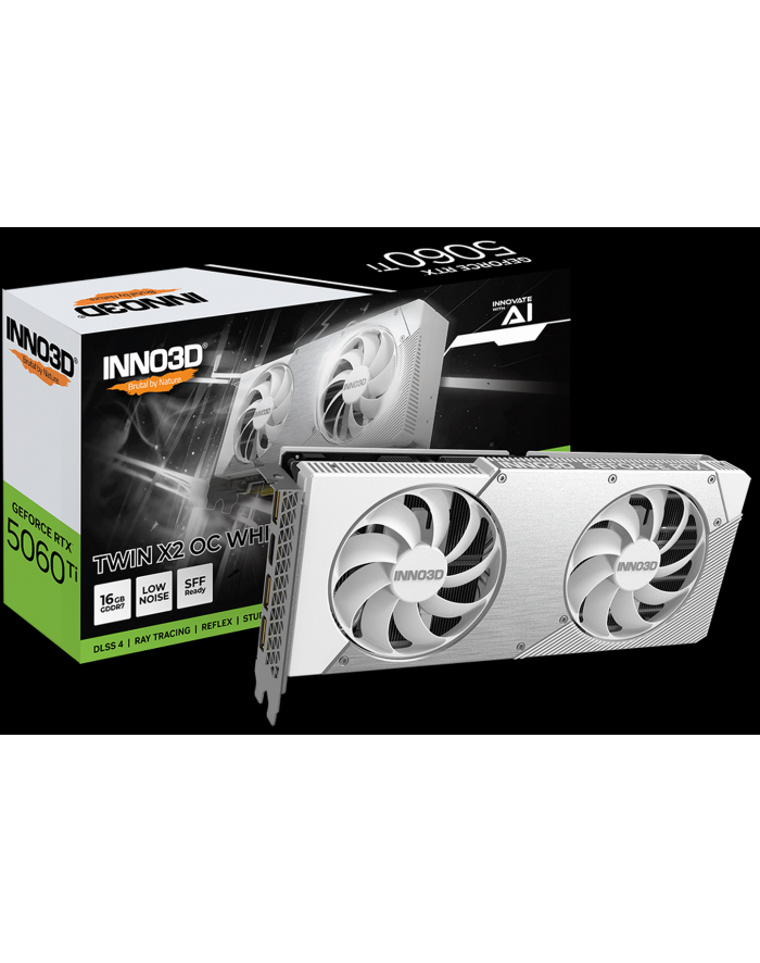 inno3d Karta graficzna INNO3 RTX 5060 Ti Twin X2 OC WHITE 16GB główny