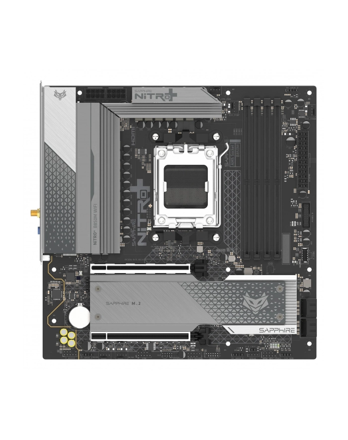 SAPPHIRE NITRO+ B850M WIFI 1xHDMI 1.4 1xDP 1.2 główny