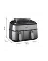 Frytownica beztłuszczowa PHILIPS NA 555/00 2750W / 9L (1.5 kg) / Silver - nr 33