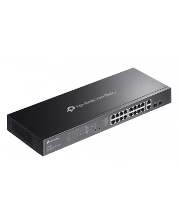 tp-link Przełącznik Omada 20-Port GB Easy Managed Switch with 16-Port PoE+   PORT: 16× Gigabit PoE+ Ports, 2x Gigabit Non-PoE Ports, 2× Gigabit SFP Ports