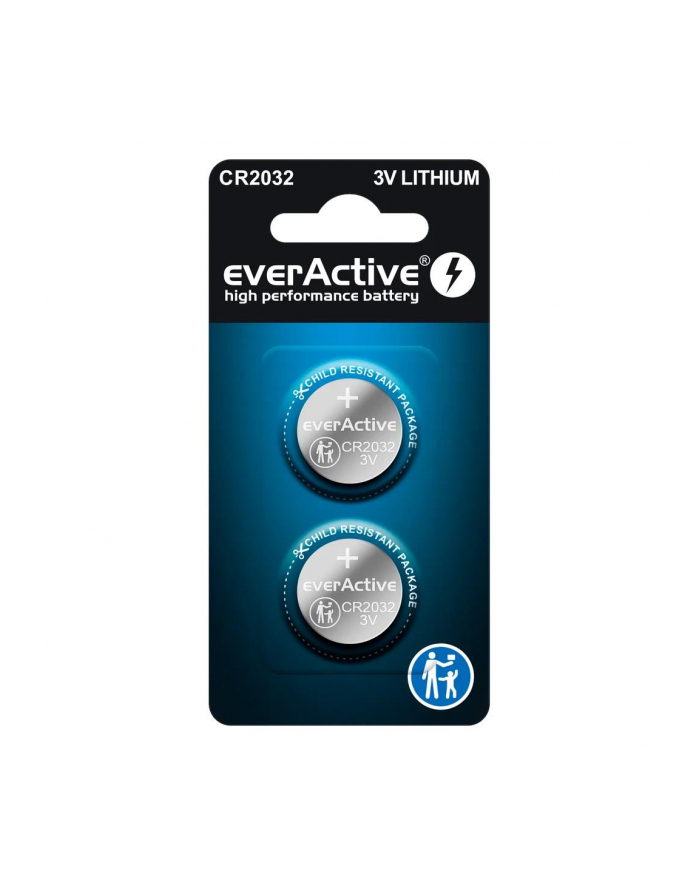 EVERACTIVE BATERIE LITOWE MINI CR2032 BLISTER 2SZT CR20322BL główny