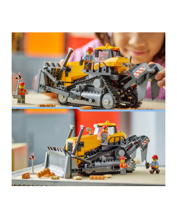 LEGO CITY 60466 BIG VEHICLES YELLOW BULLDOZER WITH FRONT LOADER nr 1