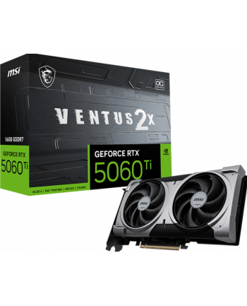 msi Karta graficzna GeForce RTX 5060 Ti 16G VENTUS 2X OC PLUS nr 1