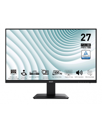 msi Monitor 27 '' PRO MP273A LED/FHD/Flat/100Hz/czarny