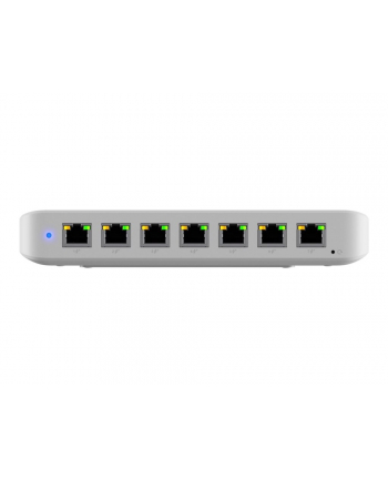 UBIQUITI UniFi Switch Ultra, 8 port, Layer 2, (7) GbE PoE+ output ports, (1) GbE PoE++ input port, 60W