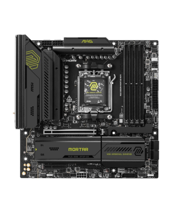 msi Płyta główna MAG B850M MORTAR WIFI AM5 4DDR5 mATX