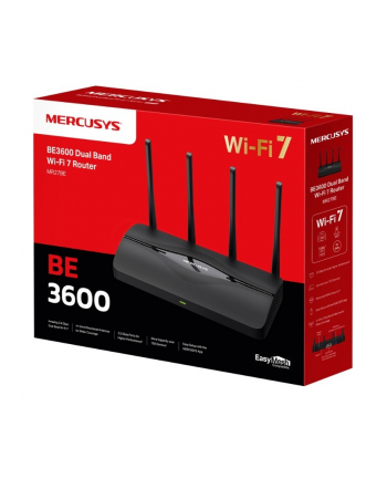 tp-link Router BE3600 Mercusys DualBand Wi-Fi 7  SPEED:688 Mbps at 2.4GHz +2880 Mbps at 5GHz nr 1