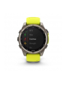 Zegarek Garmin Fenix 8 Solar Sapphire Żółty - nr 7