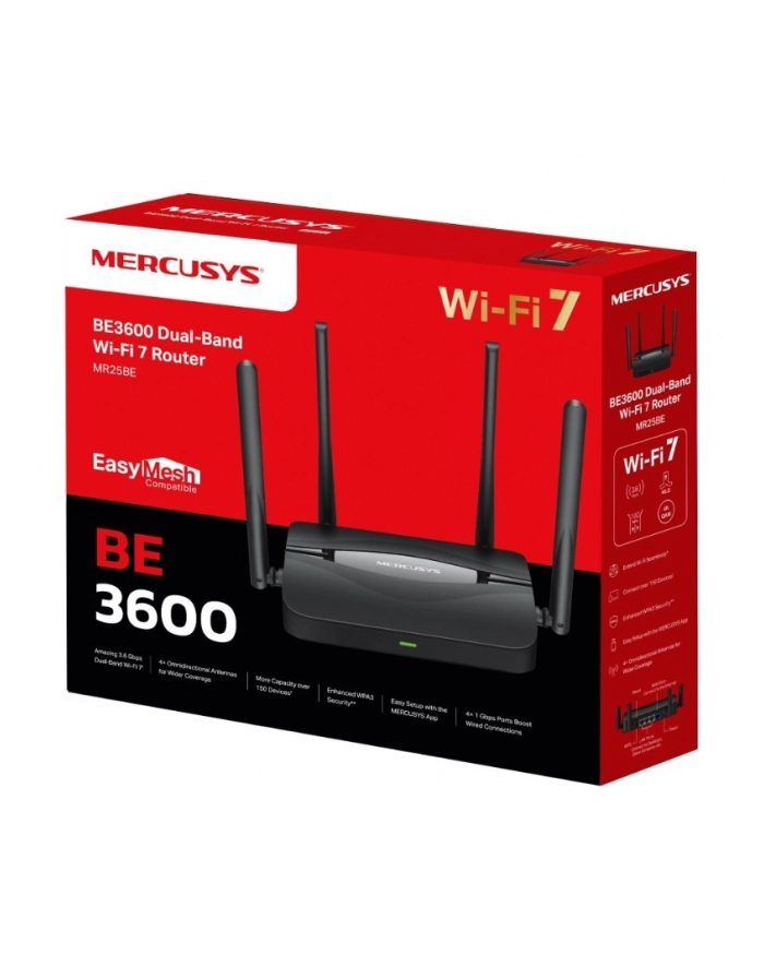 tp-link Router BE3600 DualBand Wi-Fi 7 SPEED: 688 Mbps at 2.4 GHz + 2880 Mbps at 5 GHz główny