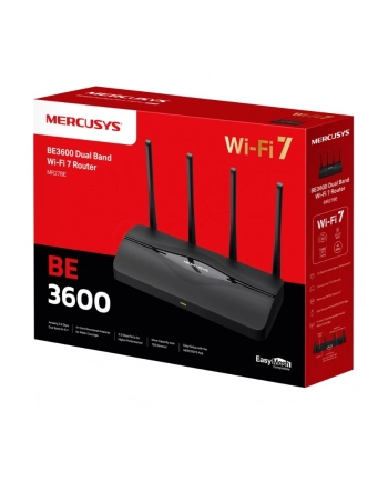 tp-link Router BE3600 Mercusys DualBand Wi-Fi 7  SPEED:688 Mbps at 2.4GHz +2880 Mbps at 5GHz nr 1