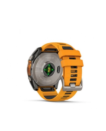 Zegarek Garmin Fenix 8 AMOLED Sapphire Titanium Spark Orange nr 2
