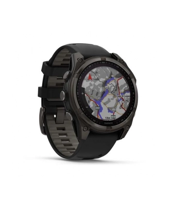 Zegarek Garmin Fenix 8 Solar Sapphire Titanium Carbon Grey nr 1