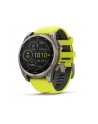 Zegarek Garmin Fenix 8 Solar Sapphire Żółty - nr 1