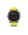 Zegarek Garmin Fenix 8 Solar Sapphire Żółty - nr 2