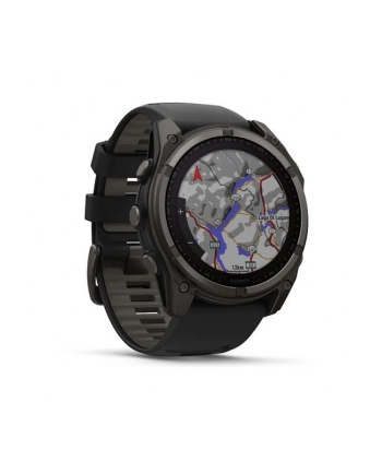 Zegarek Garmin Fenix 8 Solar Sapphire Titanium Carbon Grey DLC Black nr 2