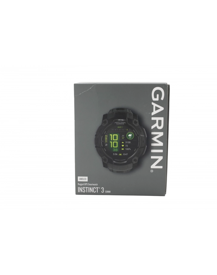 Zegarek Garmin Instinct 3 – 50 mm AMOLED Black met charcoal band główny