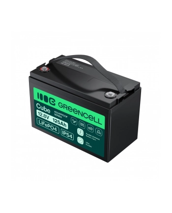 GREEN CELL AKUMULATOR LIFEPO4 CUBE 125AH 12V/128V 1600WH LFPGC12V125AH nr 1